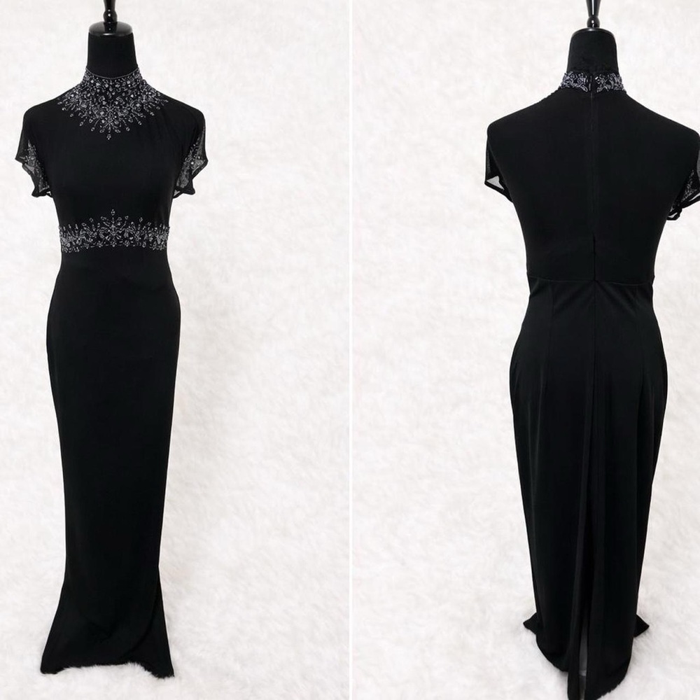 Vintage rare 90s black beaded gown 🖤✨